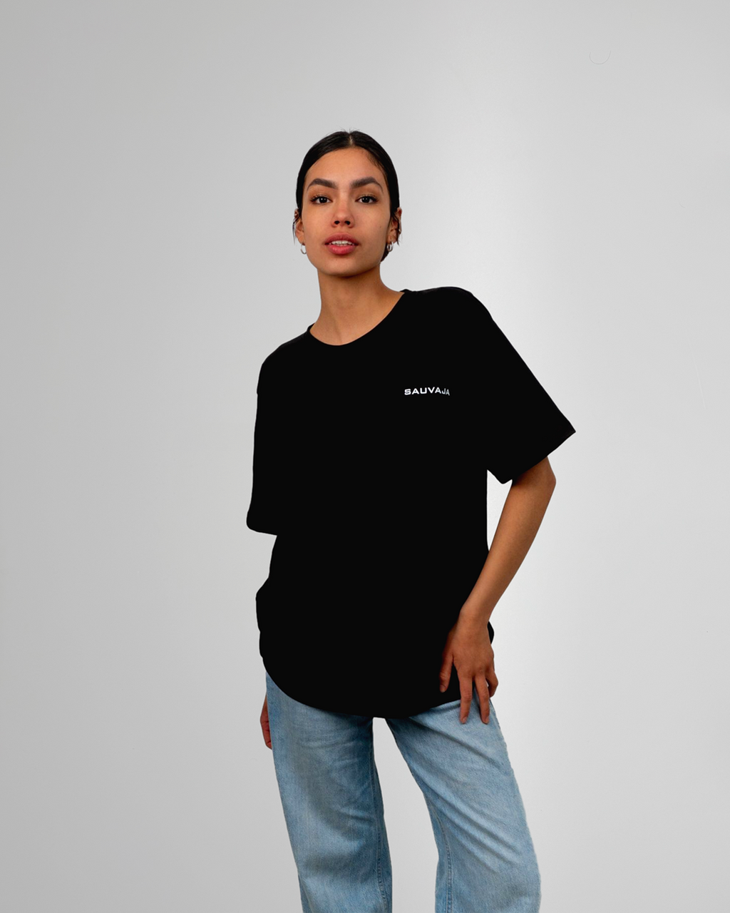 T-shirt Regular 365 Black