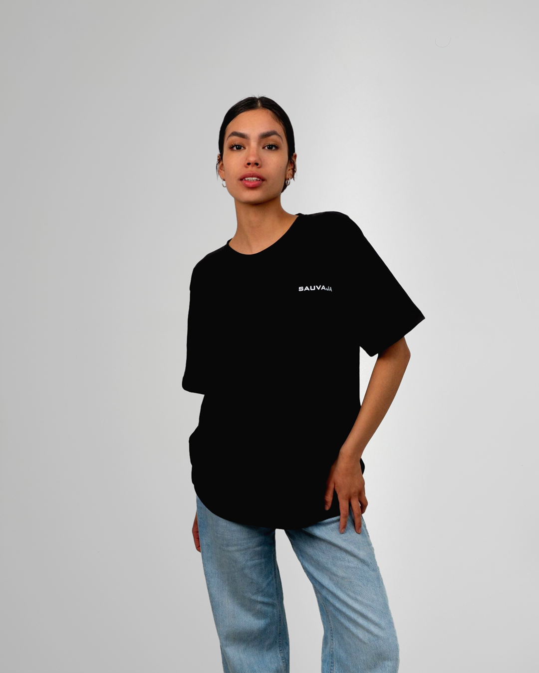 T-shirt Regular 365 Black