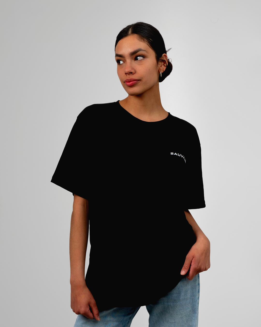 T-shirt Regular 365 Black