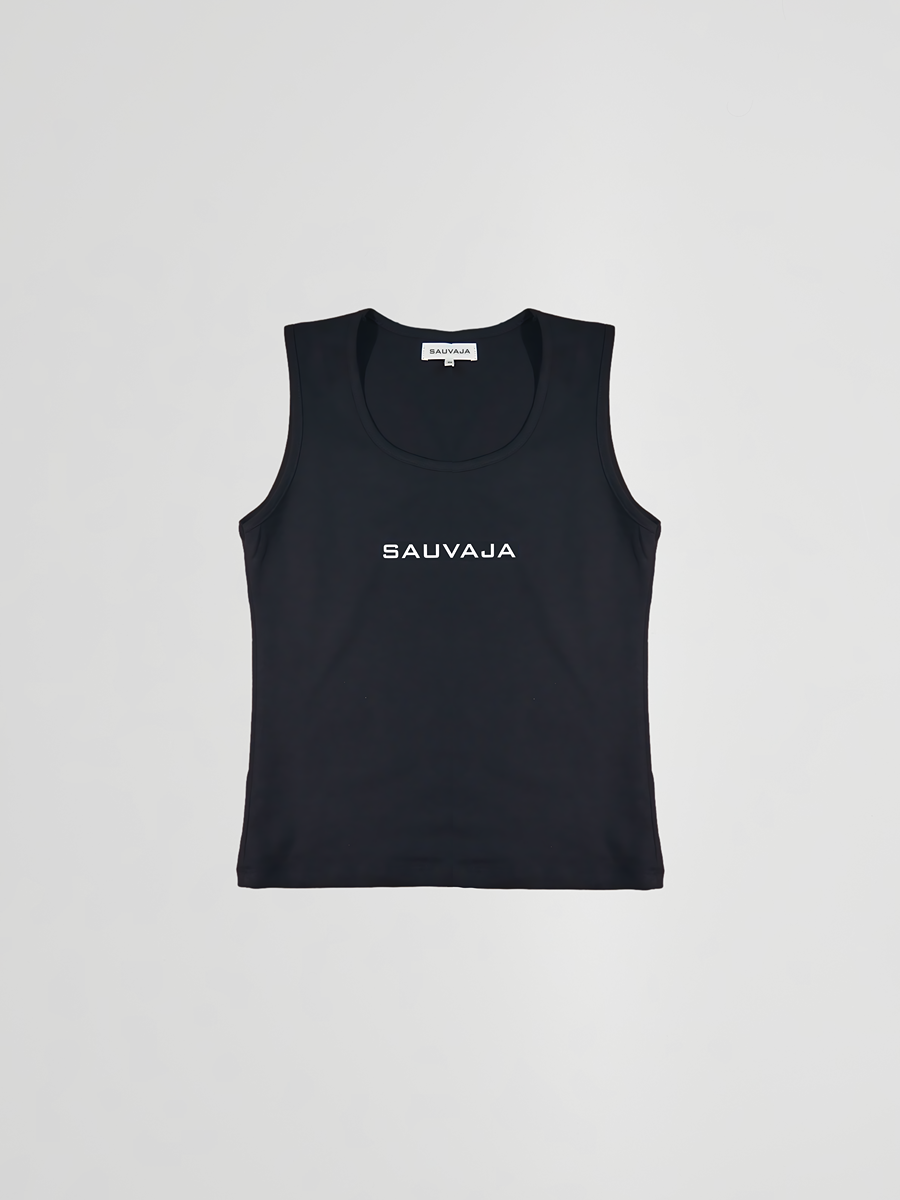 Top Wide-Straps Black